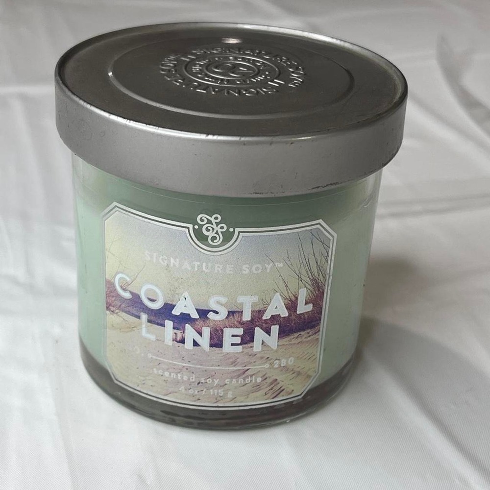 Coastal Linen Signature Soy Mini Candle